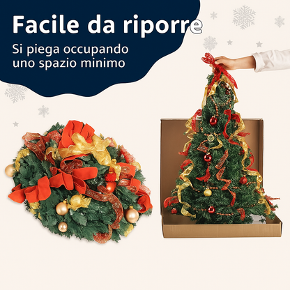 Albero di Natale pre-decorato – Montalo in 60 secondi 🎅🎄